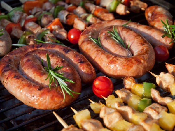 Grilling,Food,On,The,Bbq,On,A,Summer,Day,In